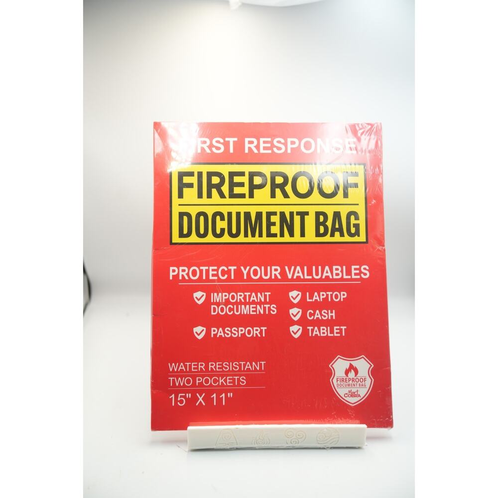 Mart COBRA First Response FIREPROOF DOCUMENT BAG 15"x11" - Picture 2 of 2